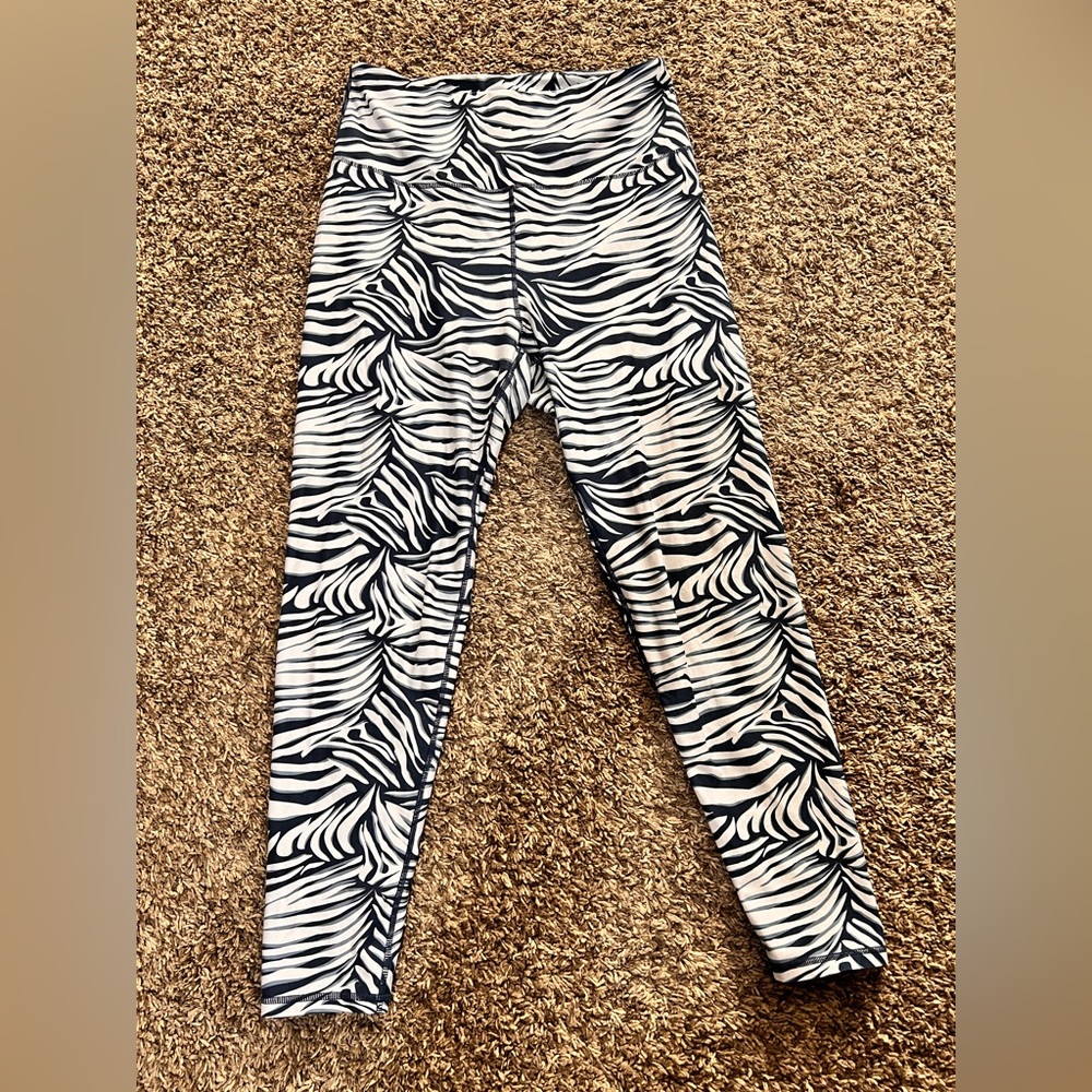 Zebra Print Kids Leggings